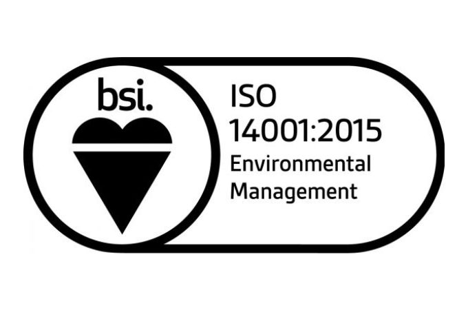 BSI ISO 14001 2015 Certified
