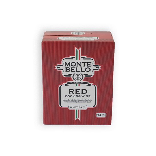 Cooking wine packaging box red