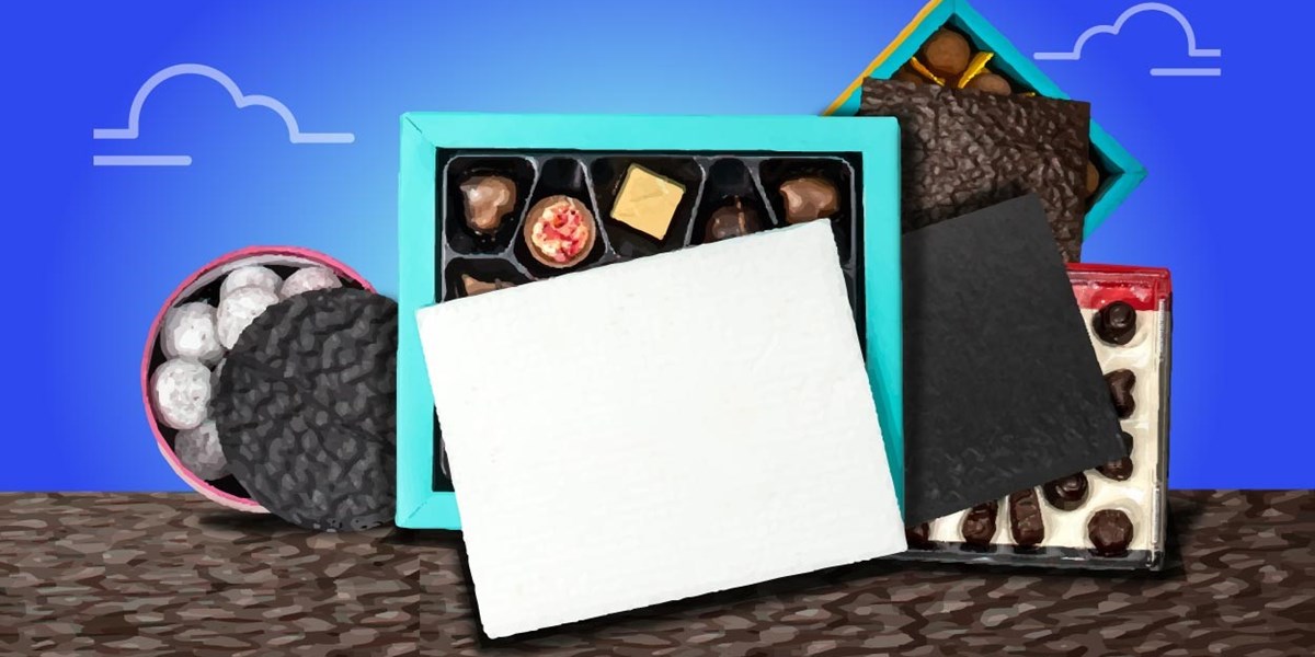 Cushion pads, confectionary Packaging, Chocolate packaging, Food Contact Packaging