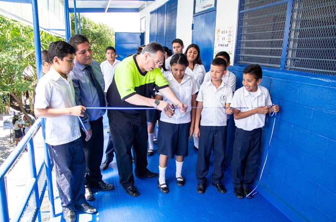 Little School opening El Salvador