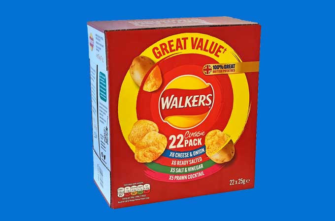 Walkers Crisps Box
