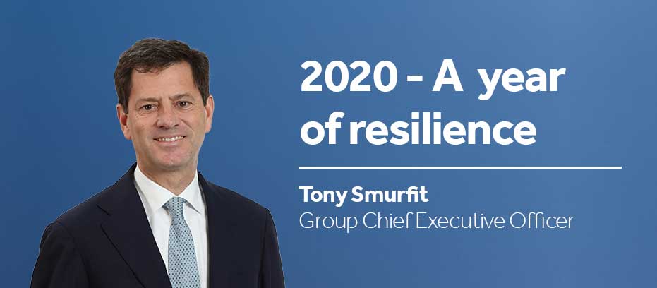 ceo statement sustainability report 2020 smurfit kappa restructuring costs on income