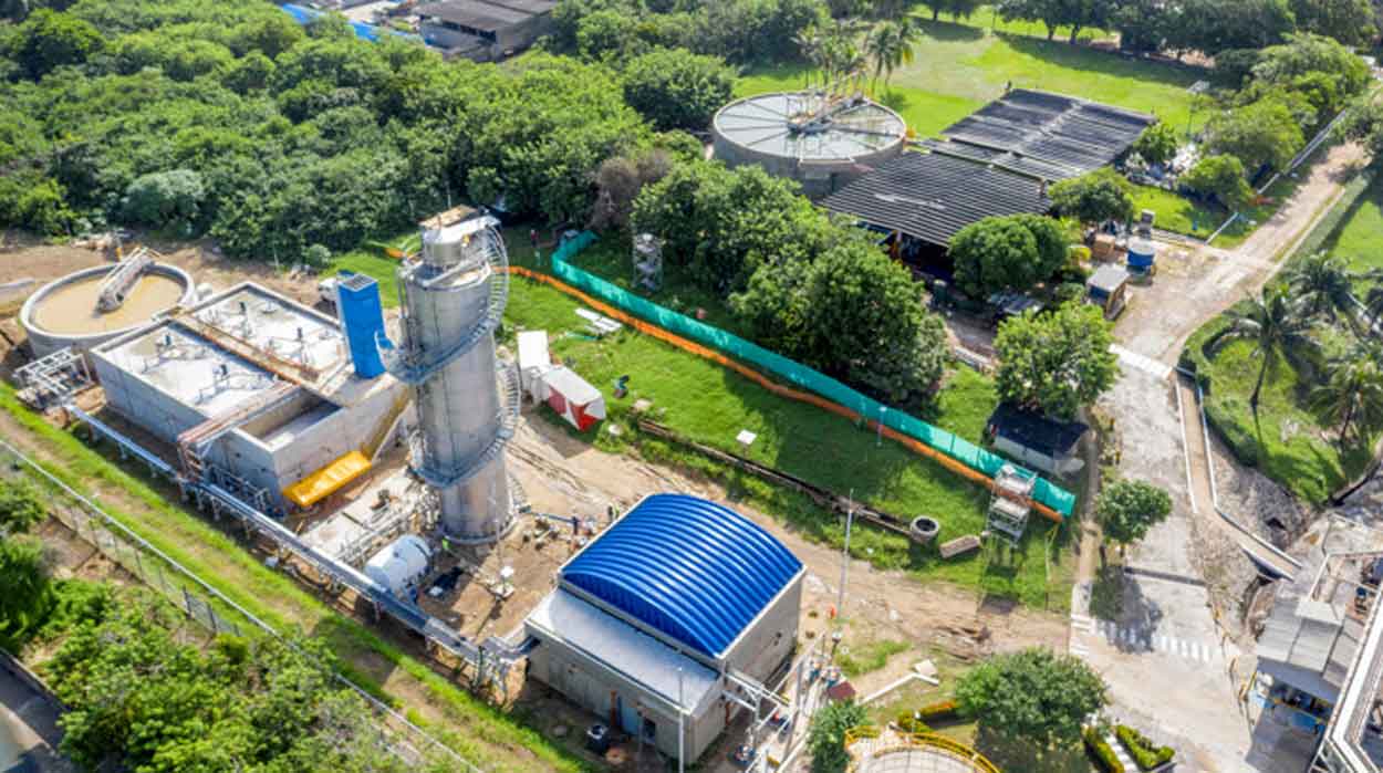 Colombia water treatment plant