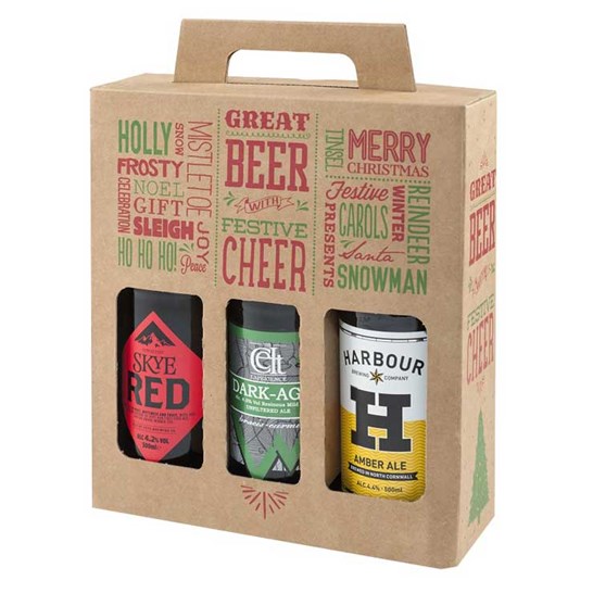 Christmas beer packaging