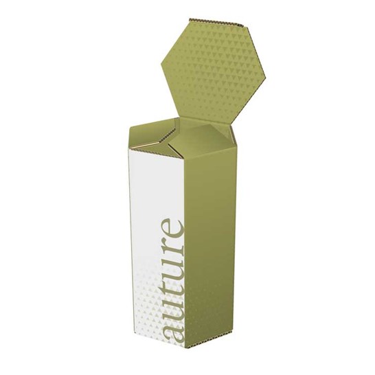 Hexagon packaging boxes printed