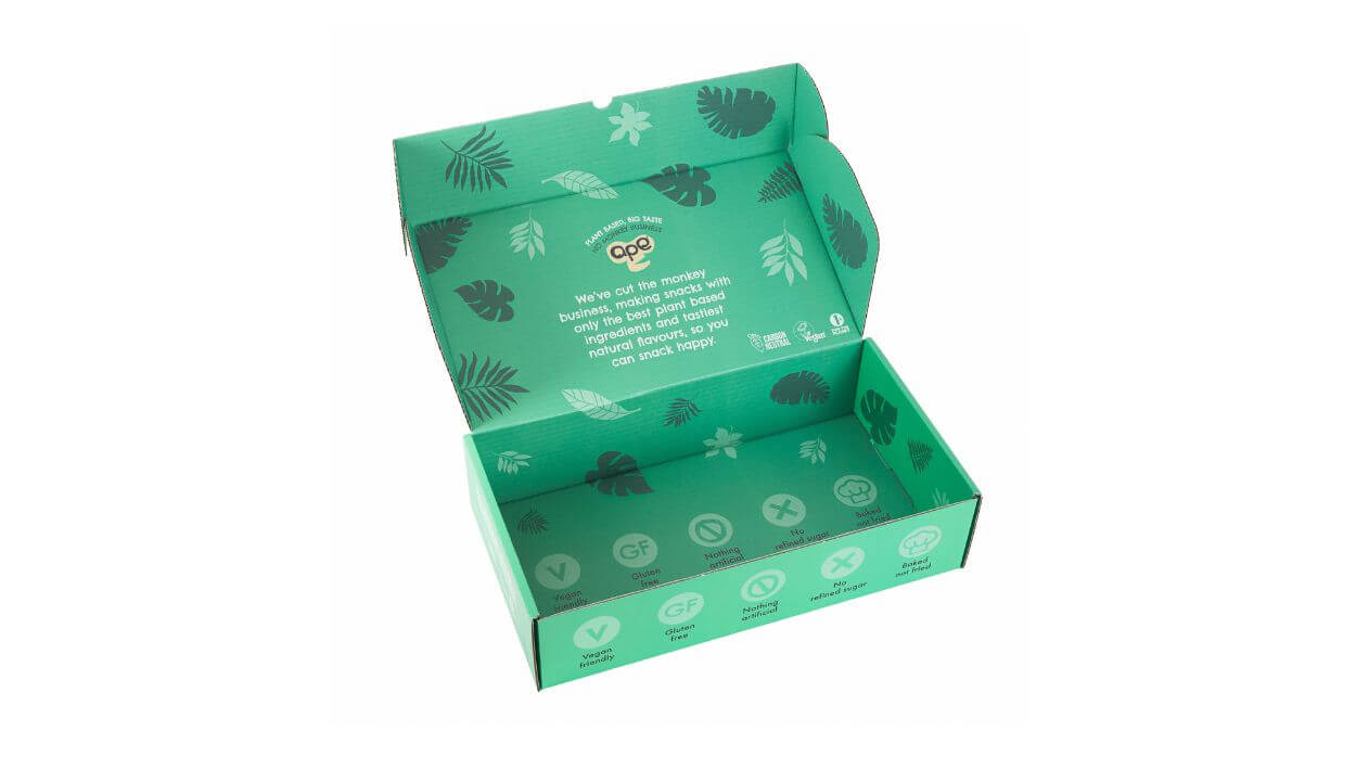 ape e-commerce gift packaging cardboard box solution