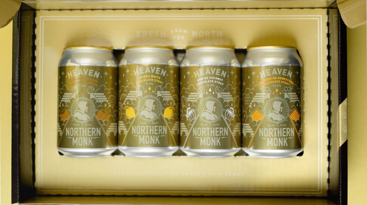 Northern Monk Heaven Chocolate Box Beer Packaging