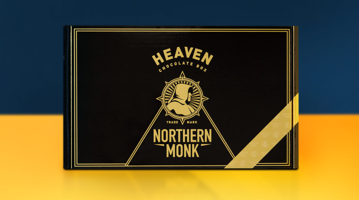 Northern Monk Heaven Chocolate Box Beer Packaging