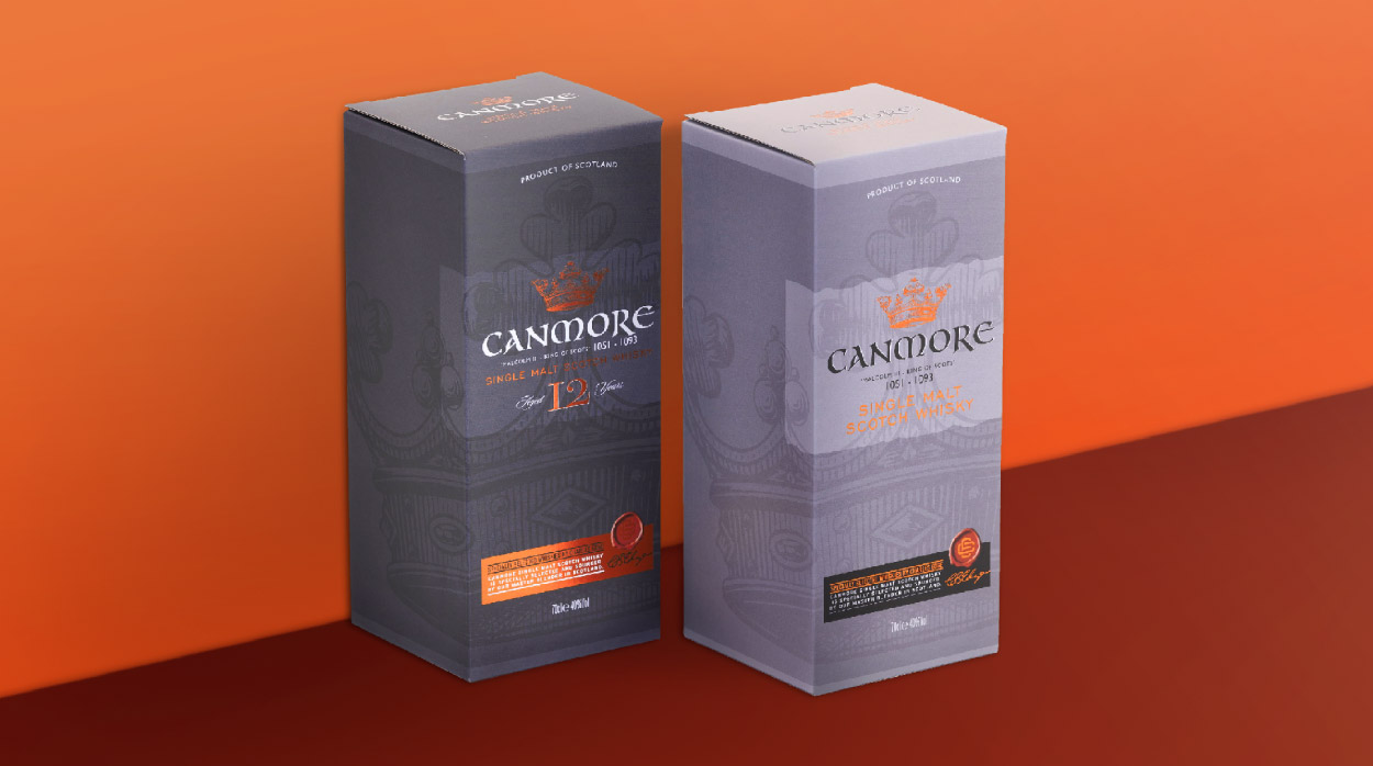 Premium Drinks Packaging for Canmore Whisky