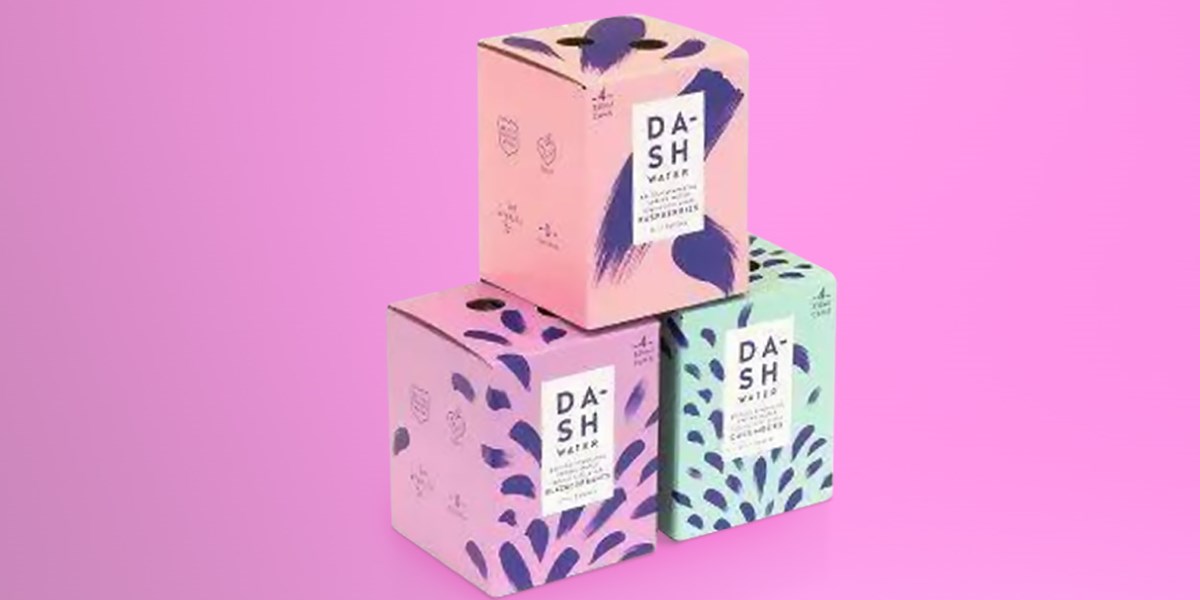 Litho drinks packaging for dash water