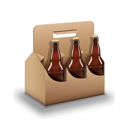 6 beer bottle carry packaging box