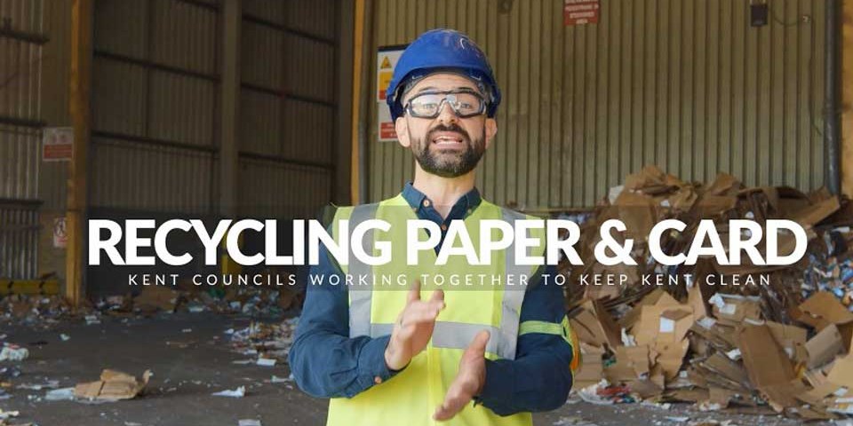 Paper and cardboard recycling in Kent