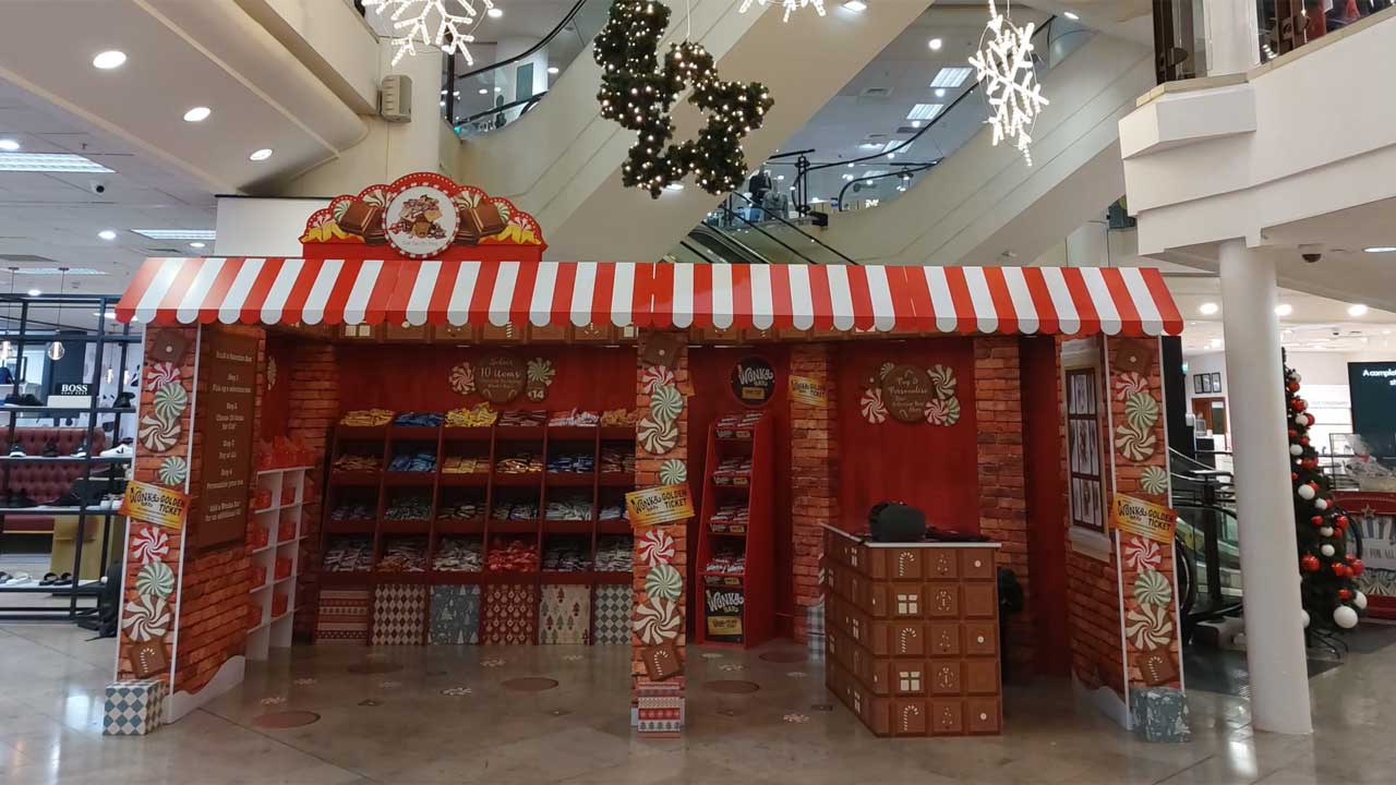 The Candy Box, Christmas POS Display