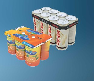 Conditionnement en carton ondulé pour canette de bière et soda