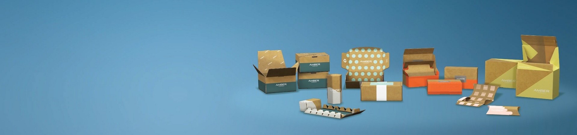 Packaging en carton ondulé de diffèrentes formes pour ecommerce Health&Beauty