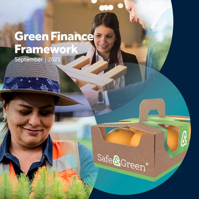 Couverture Green Finance Framewok, septembre 2021