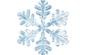 Image d'un flocon de neige, représentation des emballages pour produits surgelés