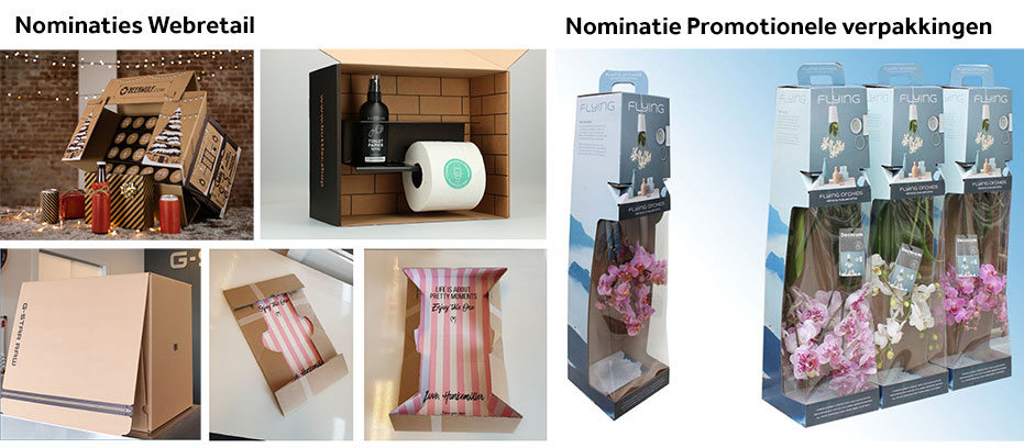 Nominaties webretail en promotionele verpakkingen