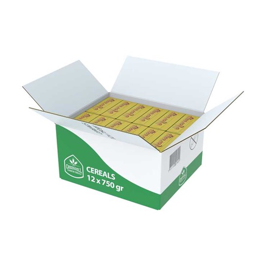 Caixas de papelão, caixa de papelão ondulado, Cereais