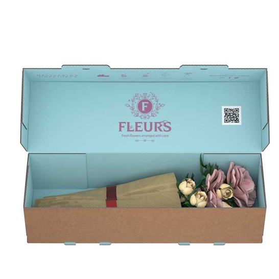 Embalagem de flores