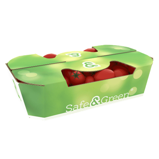 cesta com janela para tomates