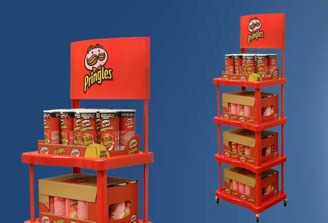 Kellogg's Pringles innovatives POS Display 