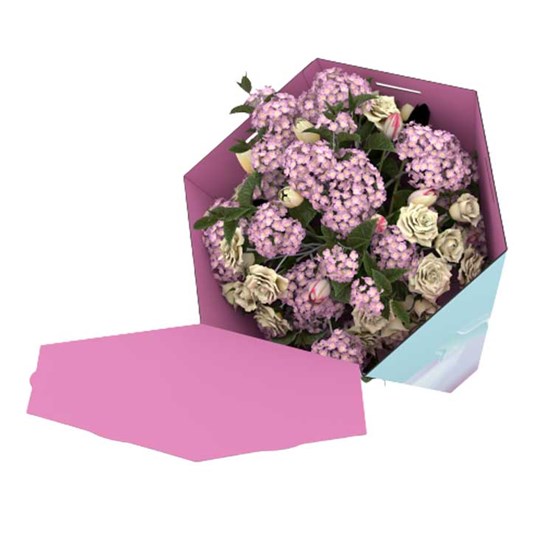 Blumenverpackungen Karton Blumenstrauß