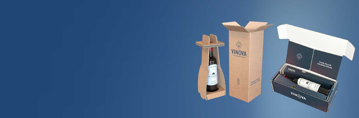 Empaque Botella Individual, Empaque para Botellas de Vino, Empaque de Vino