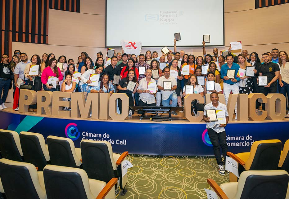 Ganadores Premio Cívico Valle 2023 Fundación Smurfit Kappa Colombia