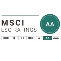 Logo hodnocení MSCI ESG