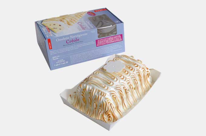 Papierbasierte Verpackungen für Thiriet, Kuchen