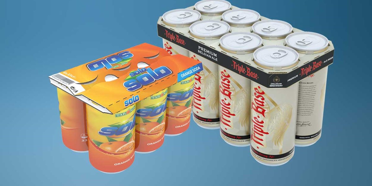 Embalaje de latas Multipack, embalaje para bebidas