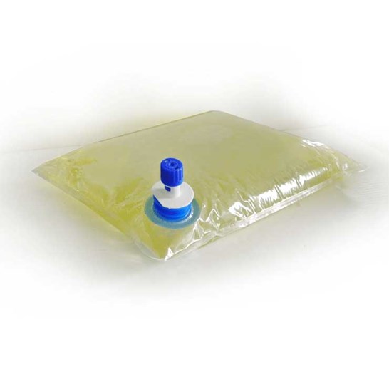 Bolsa Bag-in-Box transparente llena con grifo TurnTap