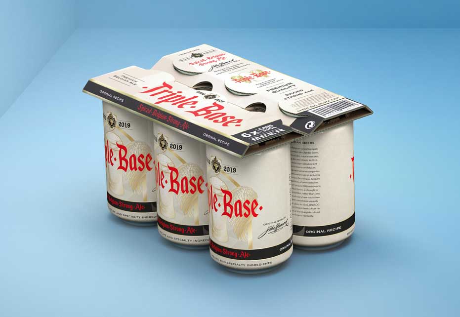 Top-Clip Cardboard Can-Topper for Beverages