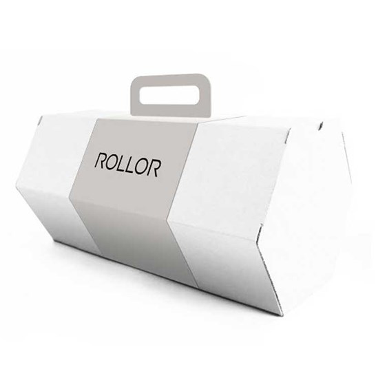Imballaggio eCommerce Rollor per articoli moda con maniglia