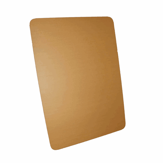 Plaque intercalaire en carton ondulé brun