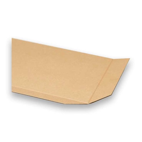 Angle d'un emballage en carton plat