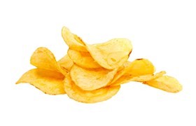 Présentation de chips empilées