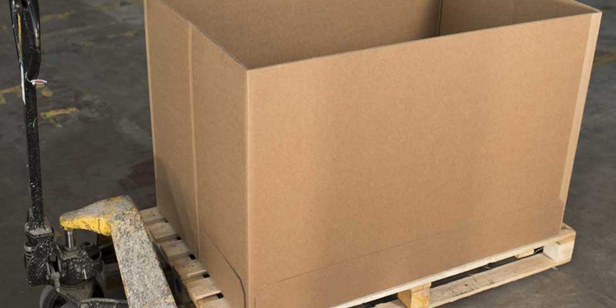 Box palette en carton ondulé pour le transport de matériaux volumineux et lourds