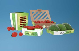 Emballage en carton ondulé Safe&Green pour légumes