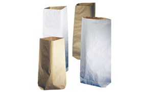 Ensemble de différents sacs en papier recyclable 