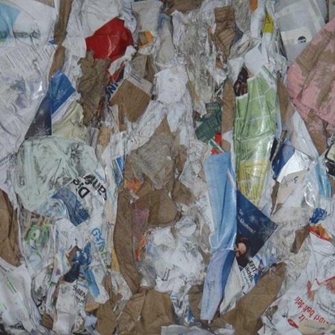 Oud papier, recycling van papier, recycling van karton