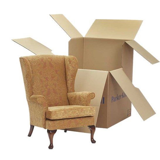 Caja XXL, muebles, empaque industrial