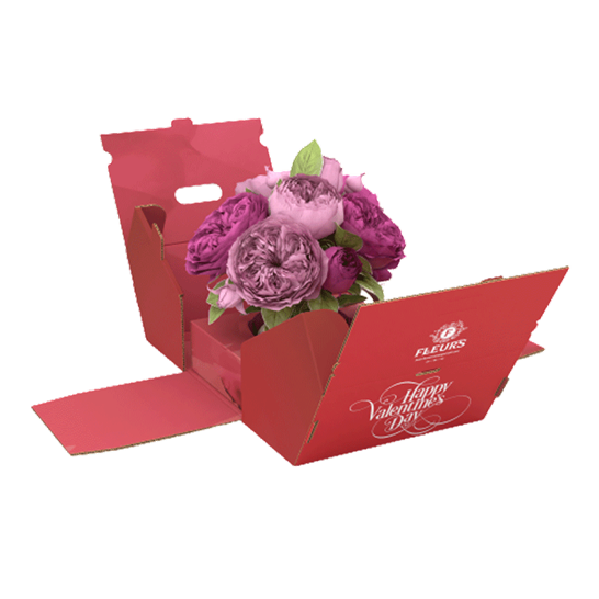 Pudełko wysyłkowe do e-commerce typu WOW Bloom, Opakowanie na kwiaty