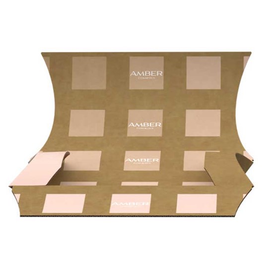 Картонная коробка-подушка для товаров для красоты, упаковка для товаров для красоты