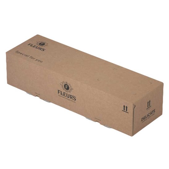 Коробка clamshell (ракушка), упаковка для цветов
