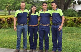 Сотрудники компании Smurfit Kappa в Колумбии