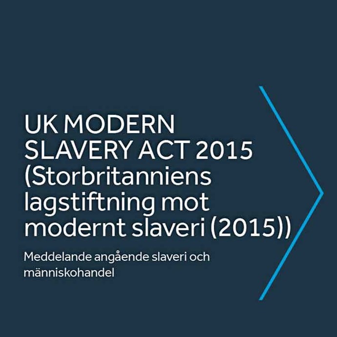 Storbritanniens lagstiftning mot modernt slaveri (2015)