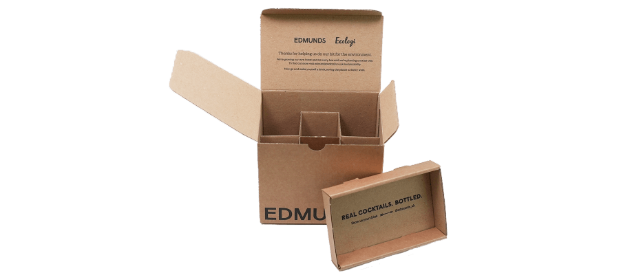 Cocktail packaging with dividers