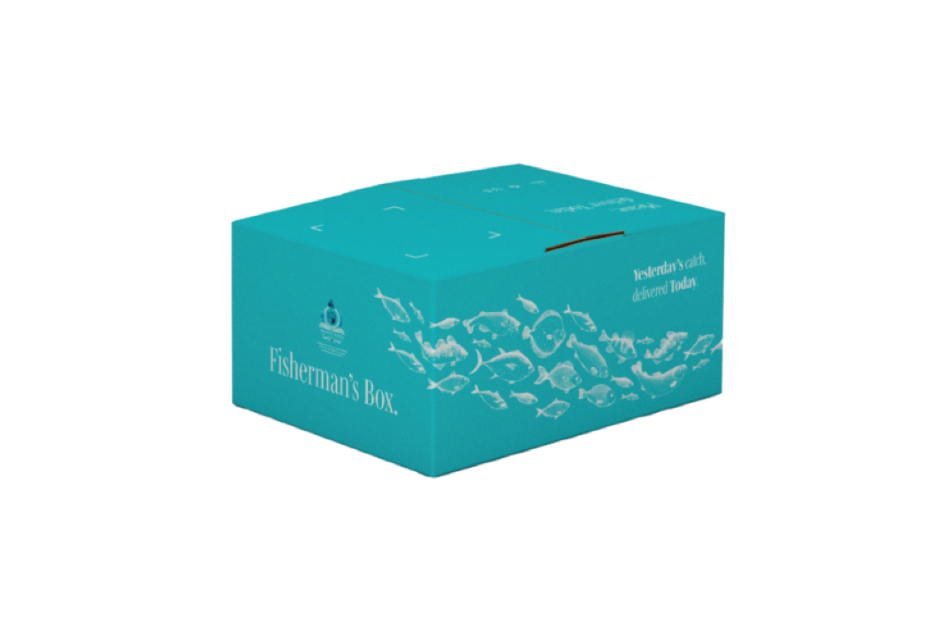 Fish inuslated packaging box